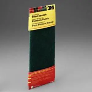3m 7413NA 4.375" x 11" Hand Sanding Stripping Pad - Green and Coarse