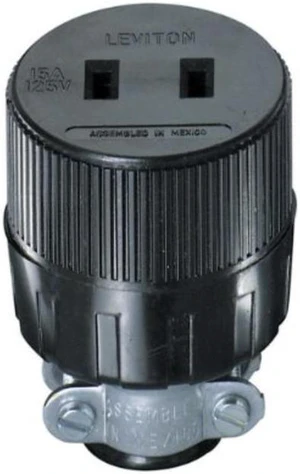 Leviton Cord Clmp 15A Plg-Bl 1063-4491 Leviton Cord Clmp 15A Plg-Bl 1063-4491