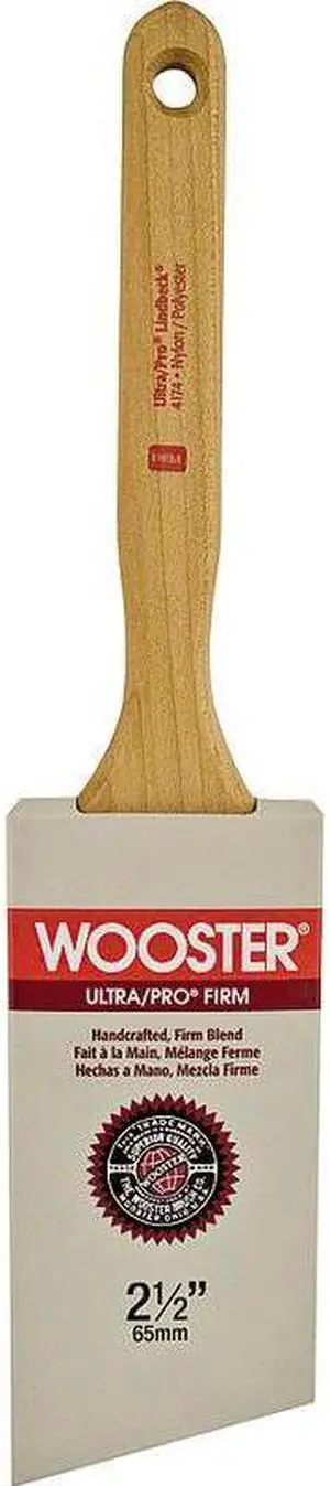 WOOSTER 4174-2 1/2 2-1/2" Poly/Nylon Angle Sash Paint Brush