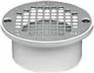 OATEY 43579 Straight Floor Drain, PVC, 2" or 3", Solvent-Weld