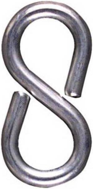 1.12" Closed S Hook, 6Pk Stanley Hook and Eye 660951 038613121393