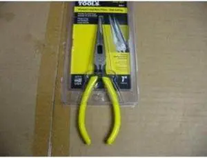 KLEIN TOOLS D203-7 Needle Nose Plier,7-3/16" L,Smooth