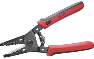 GB GS-361 Wire Stripper Solid Stranded Wire Cushion-Grip Red Handle GB GS-361 Wire Stripper Solid Stranded Wire Cushion-Grip Red Handle