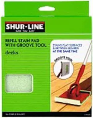 SHUR-LINE 2007091 Staining Pad,7-5/8 in.L,Green