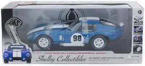1965 Shelby Cobra Daytona Coupe #98 Race Version 1:18 Scale - Blue/White Stripes)