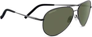 Serengeti Eyewear Sunglasses Carrara 8294 Shiny Gunmetal Polarized 555nm Lens
