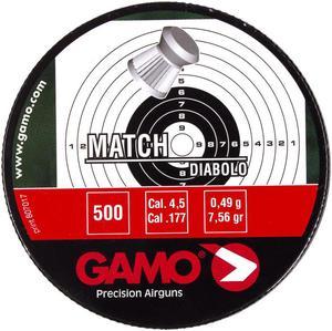 Gamo Pellets Match (Flat Nose) .177 Cal. Tins of 500