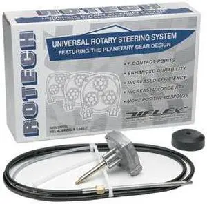 UFlex Rotech 18' Rotary Steering Package - Cable, Bezel, Helm