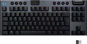 Logitech - G915 LIGHTSPEED TKL Wireless Mechanical GL Linear Switch Gaming Keyboard