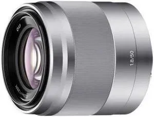 Sony SEL50F18 50mm f/1.8 Lens | Silver Sony SEL50F18 50mm f/1.8 Lens | Silver