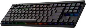Logitech - G515 LIGHTSPEED TKL Wireless Mechanical Tactile (Brown) Switch Gaming Keyboard - Black