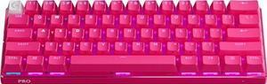 Logitech - PRO X 60 LIGHTSPEED TKL 60% Wireless Mechanical Tactile Switch Gaming Keyboard - Magenta