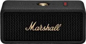 Marshall - Emberton III Portable Bluetooth Speaker - Black/Brass