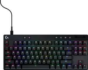 Logitech PRO X TKL RAPID Tenkeyless Corded Magnetic Analog Switch Gaming Keyboard