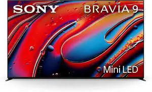 Sony Bravia 9 K-65XR90 65 inches QLED Smart Mini LED TV - Dark Silver - 3840 x 2160 - 120 Hertz - Google TV OS