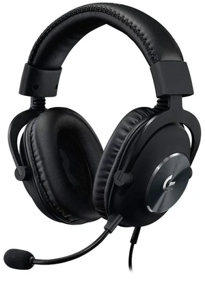 PRO X Wired Gaming Headset - Black | Blue VO!CE Detachable Boom Mic, DTS 7.1, 50 mm Drivers, USB/3.5mm Aux, Spare Memory Foam Ear Pads, Bag & USB DAC Included PRO X Wired Gaming Headset - Black | Blue VO!CE Detachable Boom Mic, DTS 7.1, 50 mm Drivers, USB/3.5mm Aux, Spare Memory Foam Ear Pads, Bag & USB DAC Included
