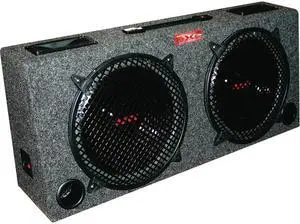Xxx (2) Dual 10 Car Audio Subwoofer Box W/ 5 Tweeters