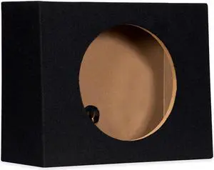 12F Sealed 12" Single Slim Car Box Speaker Enclosure Cabinet for Car Truck SUV
