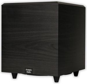 Acoustic Audio PSW10 Home Theater Powered 10" Subwoofer Black Down Firing Sub