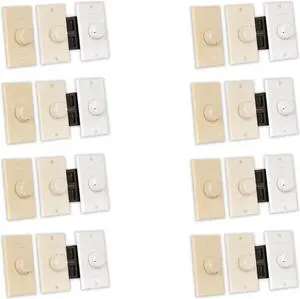 Theater Solutions TSVCD Speaker Volume Control 3 Color White Ivory Almond 8 Pack