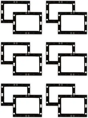 Theater Solutions RK6W In Wall Installation Rough In Kit for 6.5" Speakers 6 Pair Pack