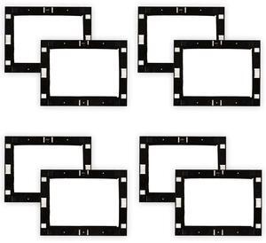 Theater Solutions RK8W In Wall Installation Rough In Kit for 8" Speakers 4 Pair Pack
