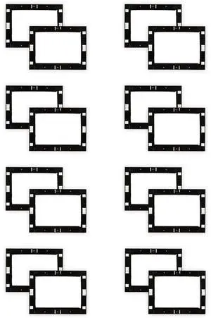 Theater Solutions RK8W In Wall Installation Rough In Kit for 8" Speakers 8 Pair Pack