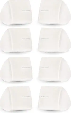 Theater Solutions TS30W Mountable Indoor Speakers White Bookshelf 4 Pair Pack