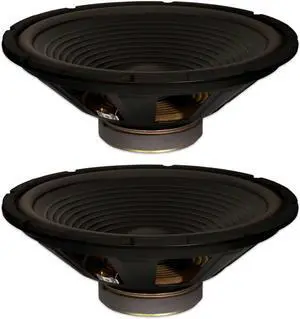 2 Goldwood Sound GW-215/40/8 OEM 15" Woofers 300 Watts each 8ohm Replacement Speakers