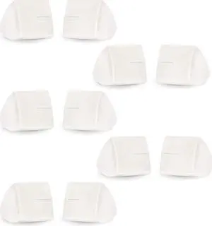 Theater Solutions TS30W Mountable Indoor Speakers White Bookshelf 5 Pair Pack