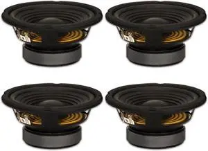 4 Goldwood Sound GW-206/8 OEM 6.5" Woofers 180 Watts each 8ohm Replacement Speakers