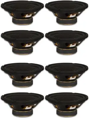 8 Goldwood Sound GW-208/4 OEM 8" Woofers 200 Watts each 4ohm Replacement Speakers