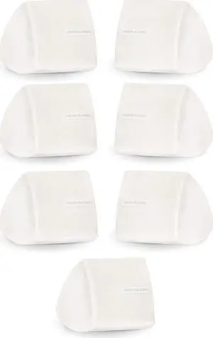 Theater Solutions TS30W Mountable Indoor Speakers White Bookshelf 7 Piece Pack