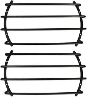 2 Goldwood Sound BAR-12B Steel Black Bar Tube Grills for 12" Speaker Woofers