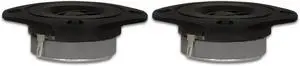 2 Goldwood Sound GT-302 Black Mylar Dome Tweeters 50 Watt each 8ohm Replacement Tweeters