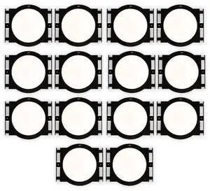 Theater Solutions RK8C In Ceiling Installation Rough In Kit for 8" Speakers 7 Pair Pack