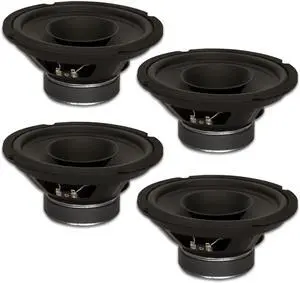 4 Goldwood Sound GW-8003/8 Full Range 8" Woofers with Whizzers 260 Watt each 8ohm Speakers