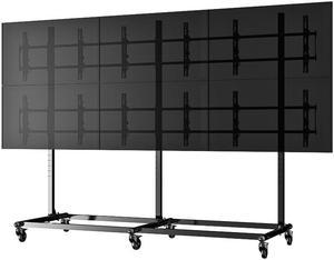 Cotytech Micro-Adjustable Video Wall Cart/Stand For 55 inch (3x2)