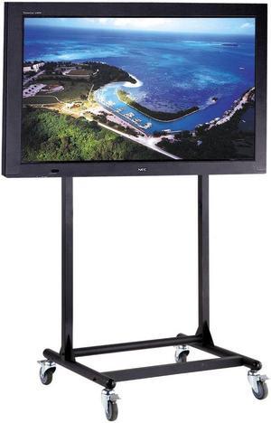 Cotytech Adjustable Ergonomic Mobile TV Cart For 56 inch - 70 inch With No Shelf