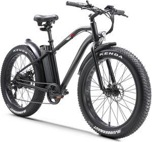 RKS Electric Bike for Adults with 700Wh Removable Battery, 24MPH Commuting Electric Mountain Bike with 750W Brushless Motor, 7-Speed, 26" Tires