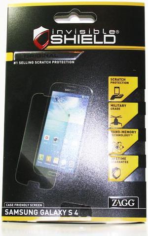 Zagg InvisibleShield Case Friendly Screen Protector for Samsung Galaxy S4 S 4 IV UPC:843404095124 MPN:FFSAMGALS4CFS