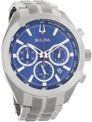 Bulova Mens High Frequency Stainless Chronograph Quartz Watch 96B285