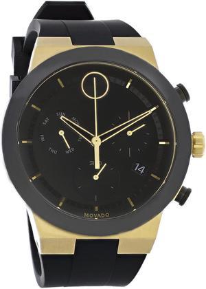 Movado Bold Fusion Mens Gold PVD Stainless Chronograph Quartz Watch 3600712