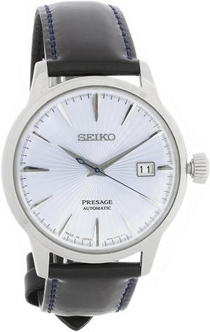 Seiko Presage Mens Stainless Steel Blue Dial Automatic Watch SRPB43