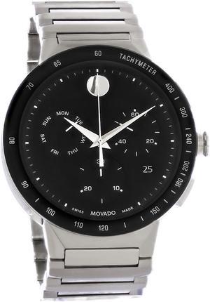 Movado Sapphire Synergy Mens Swiss Chronograph Quartz Watch 0607239