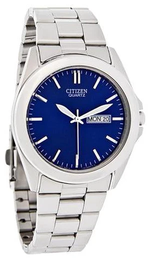 Citizen Quartz Mens Blue Day/Date Watch BF0580-57L New Citizen Quartz Mens Blue Day/Date Watch BF0580-57L New