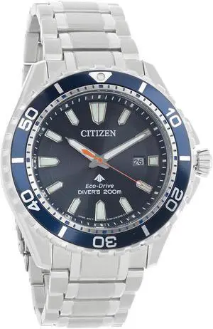Citizen Eco Drive Promaster Diver Mens Stainless Steel Watch BN0191-55L