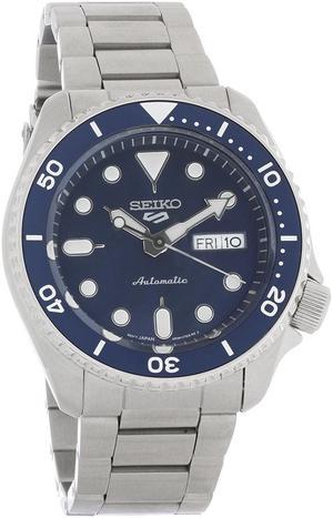 Seiko SRPD51 5 Sports 24-Jewel Automatic Watch - Blue