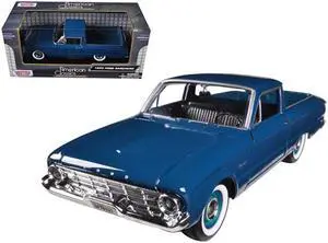 1960 Ford Falcon Ranchero Pickup Blue 1/24 Diecast Model Car by Motormax