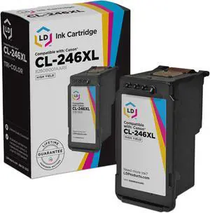 LD © Remanufactured Replacement for Canon CL-246XL / 8280B001AA High Yield Color Inkjet Cartridge for use in Canon PIXMA iP2820, MG2420, MG2520, MG2920, MG2922, MG2924, and MX492 Printers LD © Remanufactured Replacement for Canon CL-246XL / 8280B001AA High Yield Color Inkjet Cartridge for use in Canon PIXMA iP2820, MG2420, MG2520, MG2920, MG2922, MG2924, and MX492 Printers